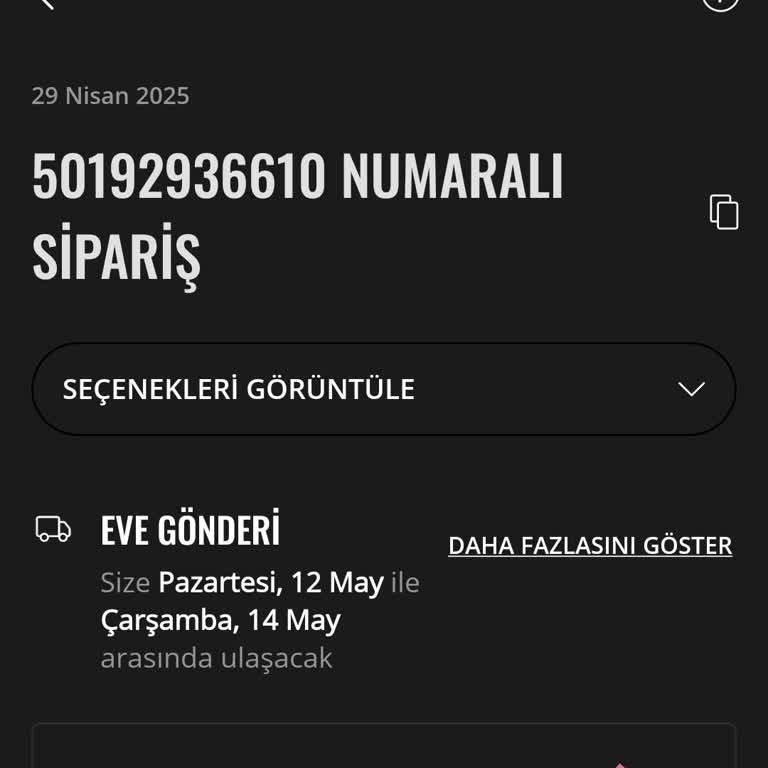 Stradivarius Uygulamasında Kargo Gecikmesi Ve Mağduriyet