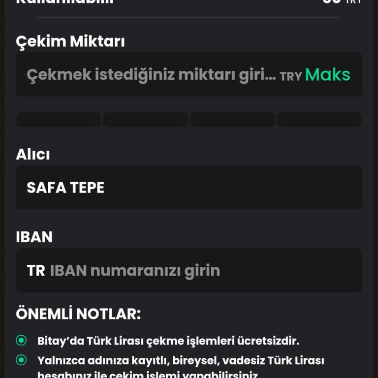 Bitay Paramı İade Etmiyor Mağdur Edildim