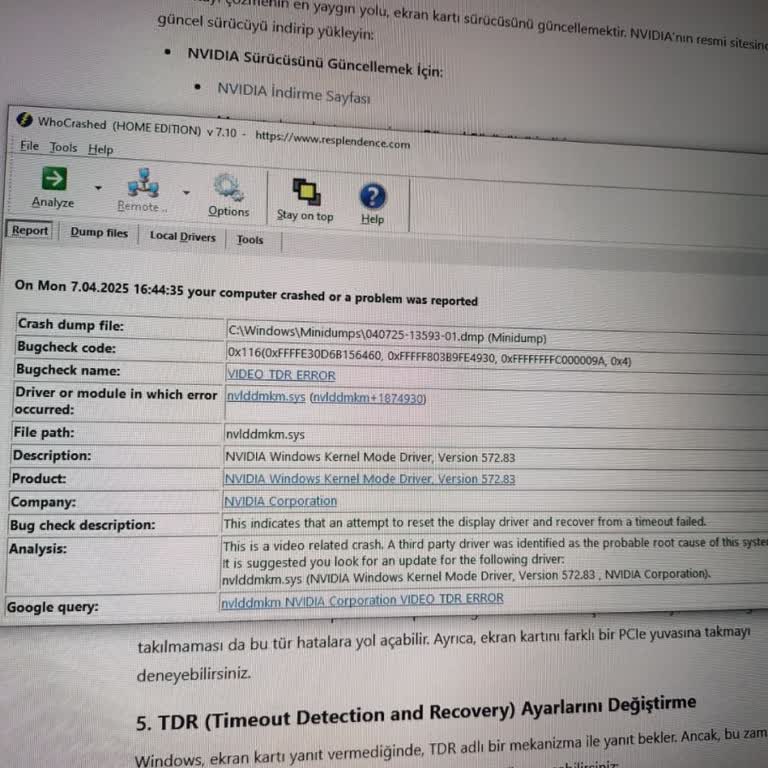 Satın Aldığım Bilgisayar Sürekli Kapanıyor, Servisten Çözüm Alamıyorum
