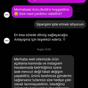 Kutu Butik’te Geciken Kargo Ve İletişim Sorunu Hayal Kırıklığı Yarattı
