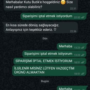 Kutu Butik’te Geciken Kargo Ve İletişim Sorunu Hayal Kırıklığı Yarattı
