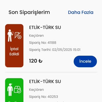 Elmacık Su Siparişi Teslim Edilmiyor, İptal Ediliyor Ve Açıklama Yapılmıyor