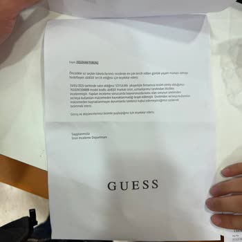 Guess Çantada Tekrarlayan Soyulma Ve İade Sorunu