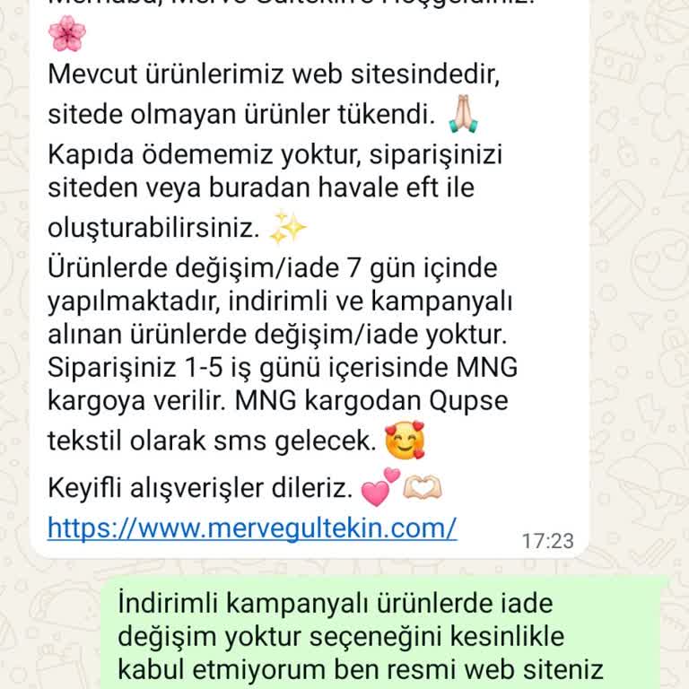 Yanlış Ve Eksik Ürün İadesinde Sorun Yaşıyorum