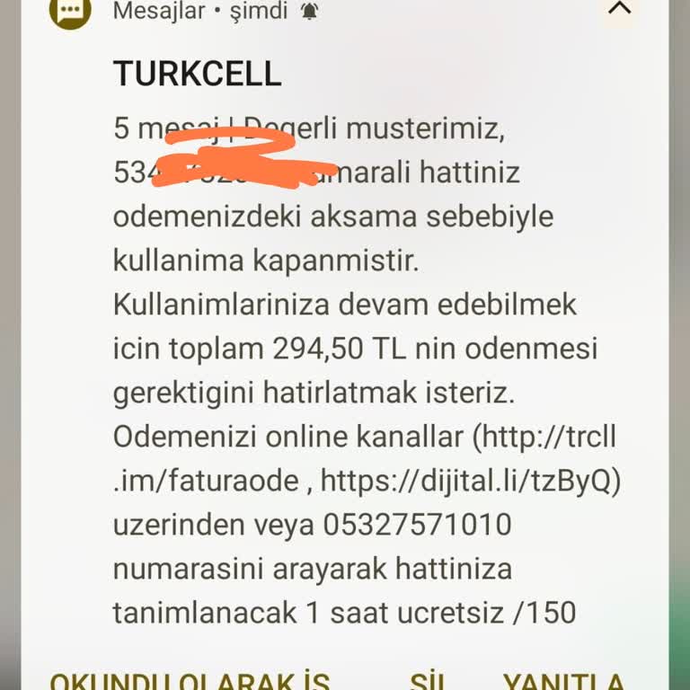 Hotspot Paketi İptali Ve Haksız Ücretlendirme Nedeniyle Mağduriyet Yaşadım