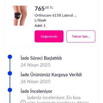 İade Sürecinde Bilgi Karışıklığı Ve Gecikme Yaşadım