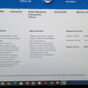 Kredi Kartı İle Araç Muayenesinde Alınan Ek Ücret Ve Bilgilendirme Eksikliği