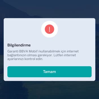 Garanti BBVA Mobil Bankacılıkta Giriş Sorunu Yaşıyorum