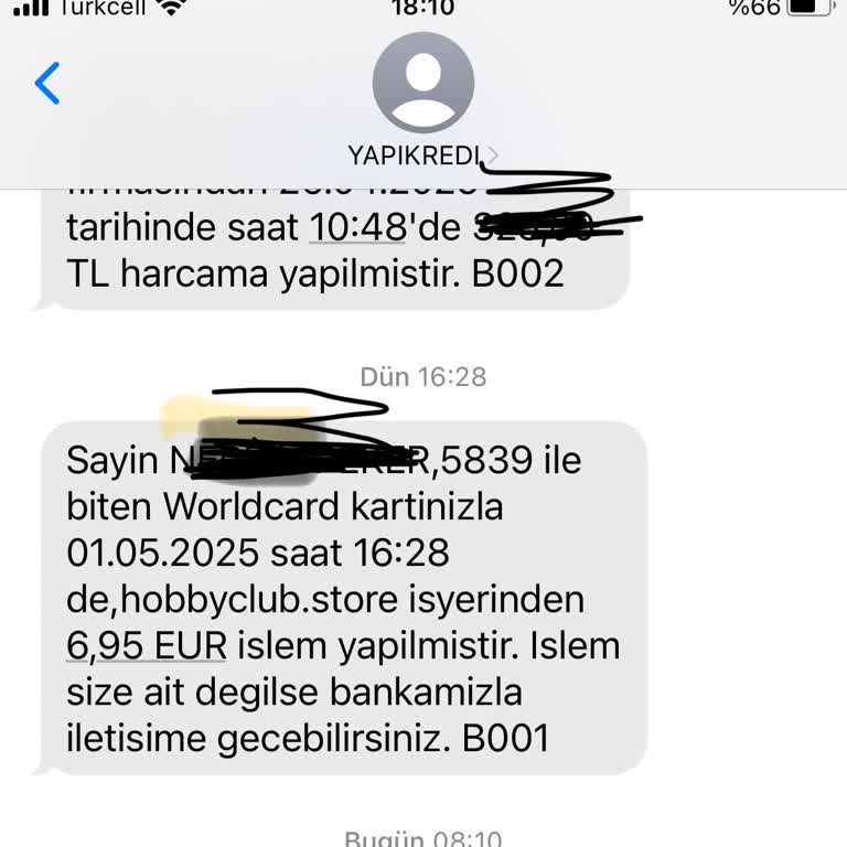 Haberim Olmadan Kredi Kartımdan Para Çekildi, Mağdur Oldum