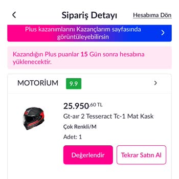 Kask Siparişimde Yaşanan Sorunlar Ve Müşteri Hizmetleriyle İletişim Güçlüğü