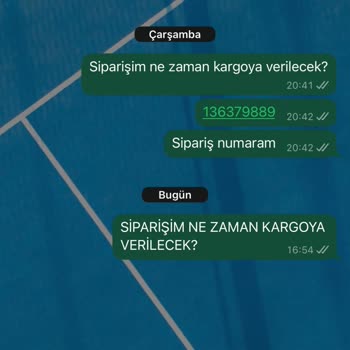 Siparişimin Kargoya Verilmemesi Ve İletişimsizlik Mağduriyeti