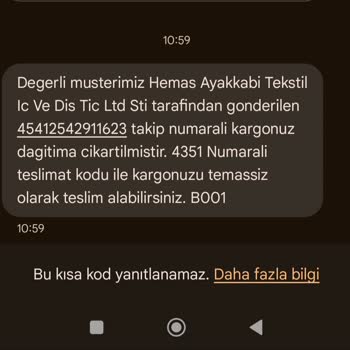 Kargom Mesai Saatinde Teslim Edilmedi Şubeden Almam İstendi