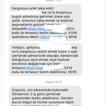 Evdeyken Kargo Teslim Edilmedi, Yanıltıcı Mesaj Gönderildi