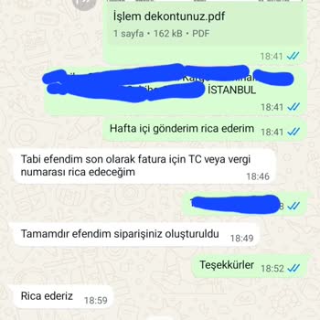 Siparişim Gönderilmedi, İletişim Kurulmuyor