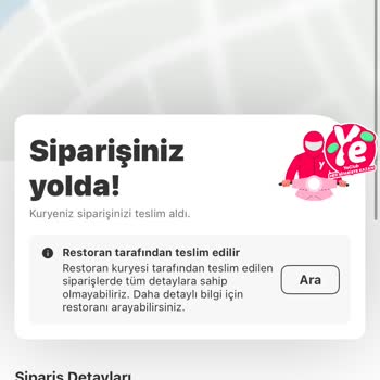 Sipariş Gecikmesi Ve Restoranla İletişim Sorunu Yaşıyorum