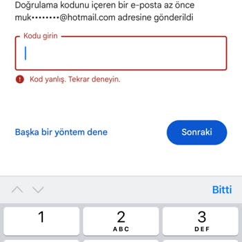 Gmail Hesabına Erişim Sorunu Nedeniyle Mağduriyet Yaşıyorum