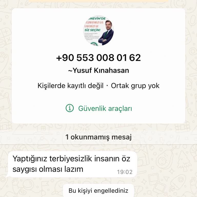 Şubeden Bilgi Almak İsterken Rahatsız Edici Davranışlarla Karşılaştım