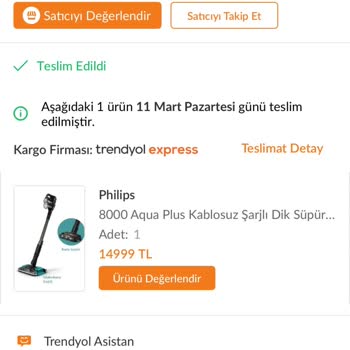 Philips Süpürge Kısa Sürede Kırıldı, Hayal Kırıklığı Yaşadım