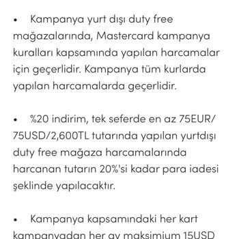 Akbank-Mastercard Duty Free İndirim Kampanyasında Eksik İade Sorunu