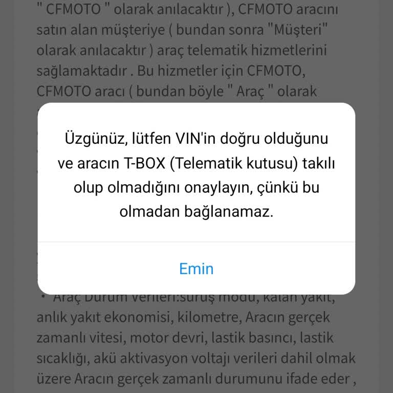 Yeni Model Motosiklette VINN Hatası Can Sıkıyor