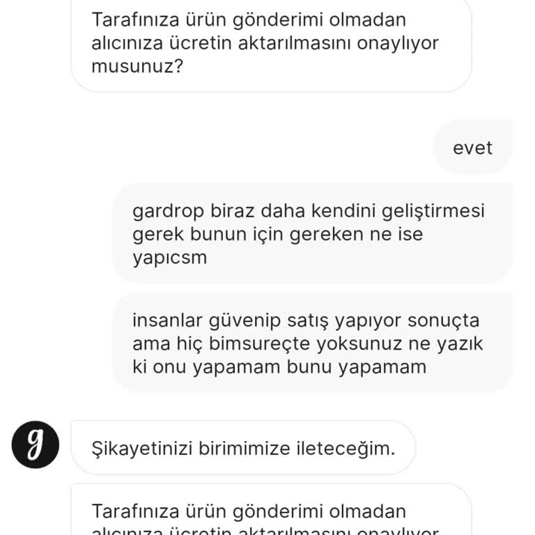 Gardırop Müşteri Sorunlarına Duyarsız Kaldı