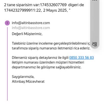 Altınbaş'tan Sertifikasız Ve Yetersiz Açıklamalı Ürün Teslimatı