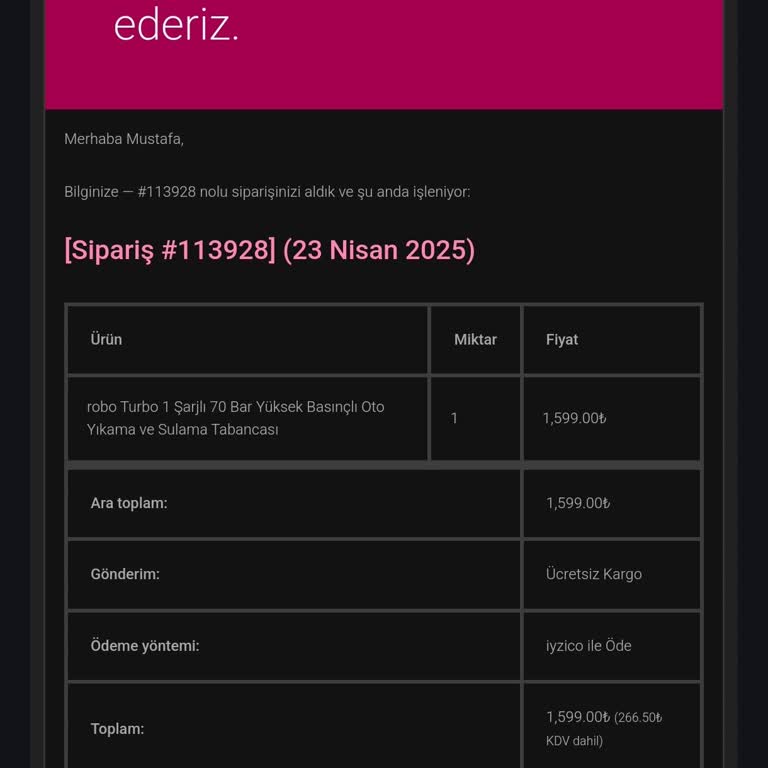 Siparişim Gönderilmedi, Ücret İadem Yapılmıyor!
