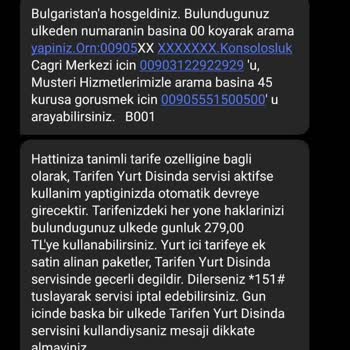 Türk Telekom'dan Hatalı Yurt Dışı Ücreti Ve İlgisiz Müşteri Hizmetleri