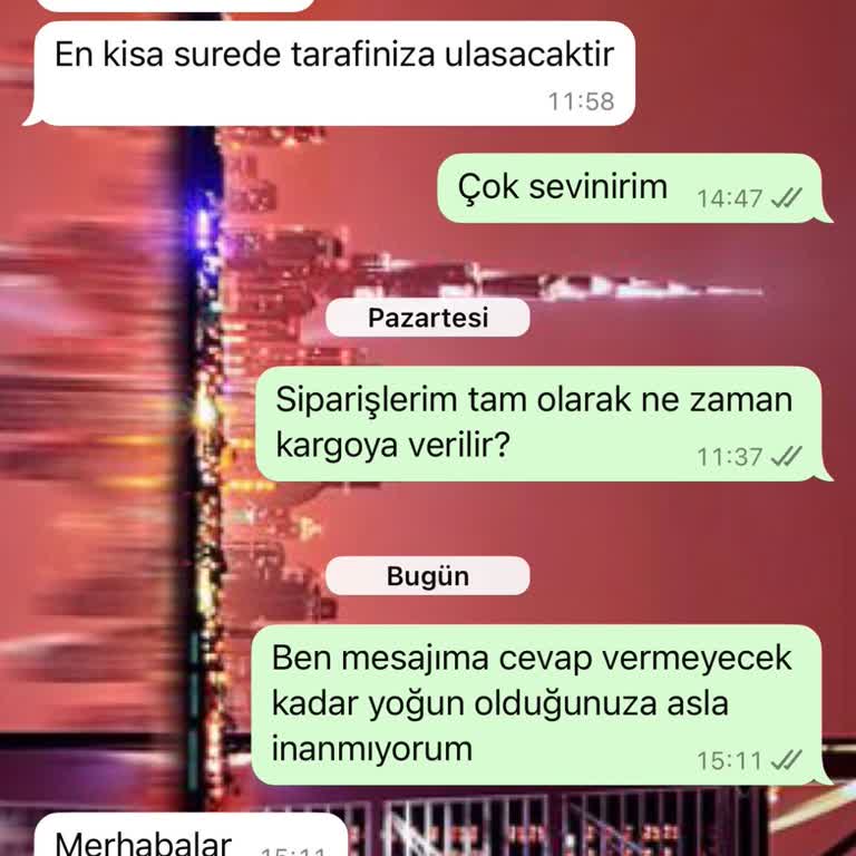 Siparişim Ulaşmadı, İletişim Ve Müşteri Hizmetlerinde Sorun Yaşıyorum