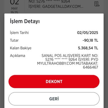 Hediye Kutusu Vaadiyle Kart Bilgilerim Alındı, Siparişim Görünmüyor