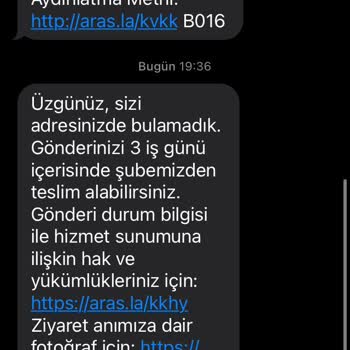 Kargo Teslimatı Yapılmadan Adreste Yokmuşuz Gibi Bildirim Gönderildi
