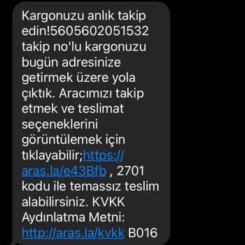Kargo Teslimatı Yapılmadan Adreste Yokmuşuz Gibi Bildirim Gönderildi