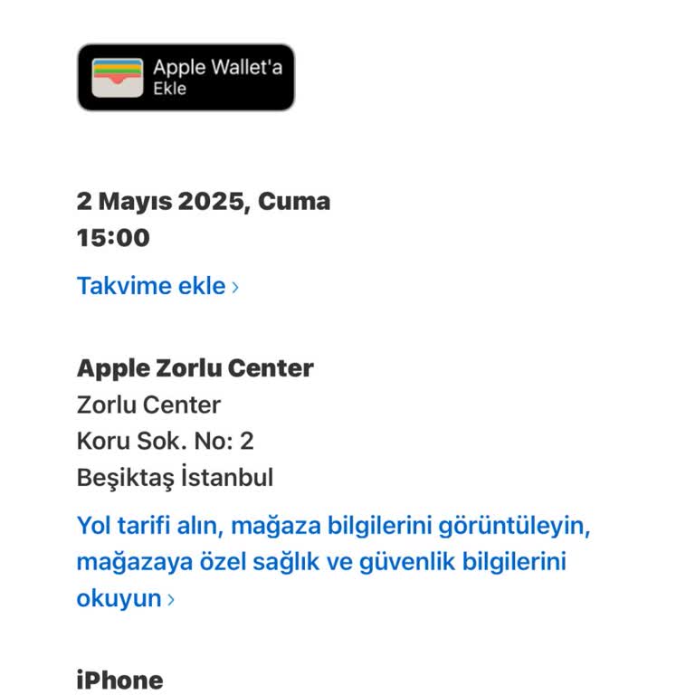 Apple Mağazasından Randevu Alıp Hizmet Alamadım