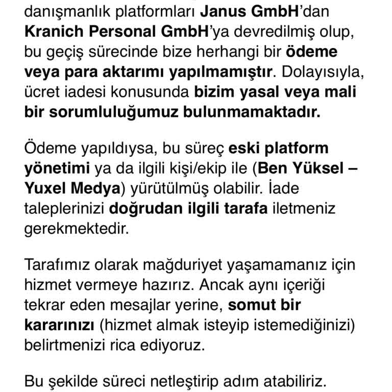 Göçteyim.com İş Bulma Koçluğu Hizmetinde İletişim Sorunu Ve Ücret İadesi Mağduriyeti