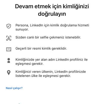 Linkedin Hesabım Aniden Kısıtlandı Kimlik Doğrulaması Yapılamıyor