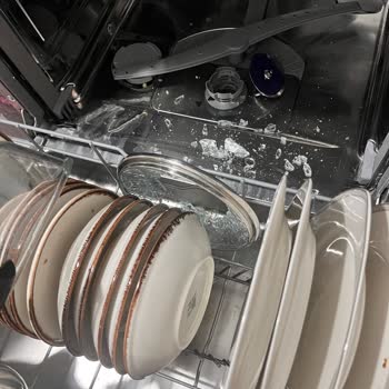 Korkmaz Mutfak Eşyaları Çelik Tencere Kapağı Bulaşık Makinesinde Aniden Kırıldı