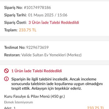 Teslim Edilmeyen Sipariş Ve İade Sorunu: Trendyol GO'da Hayal Kırıklığı