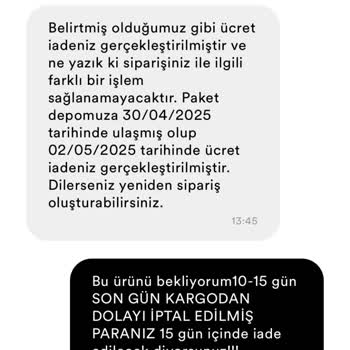 Siparişim Sebepsizce İptal Edildi, Müşteri Hizmetleri Yetersiz Kaldı