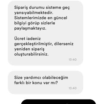 Siparişim Sebepsizce İptal Edildi, Müşteri Hizmetleri Yetersiz Kaldı