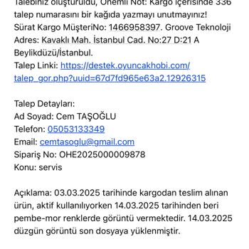 Arızalı Kamera Tamir Edilmeden Geri Gönderildi Mağduriyetim Giderilmiyor