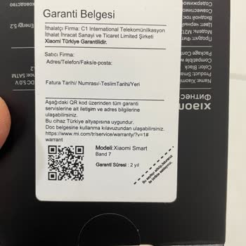 Xiaomi Smart Band 7 Garantisi Geçersiz Çıktı Ücretli Servise Yönlendirildim