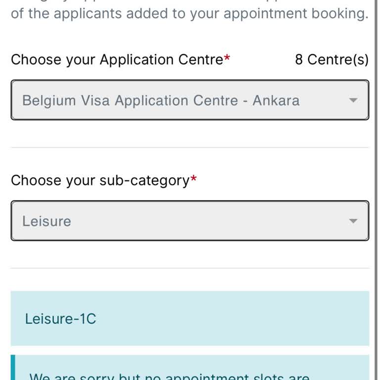VFS Randevu Bulunamıyor, Seyahat Planım Tehlikede