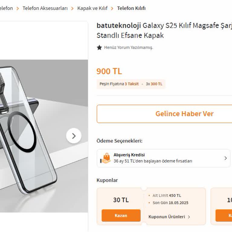 Yanlış Gönderilen Kılıfın İadesi Kabul Edilmedi, Mağdur Oldum