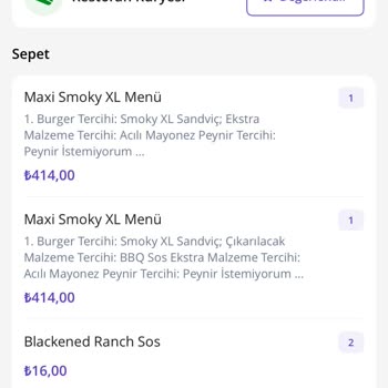GetirYemek Siparişimde Eksik Ve Yanlış Soslar İle İlgisiz Müşteri Hizmetleri