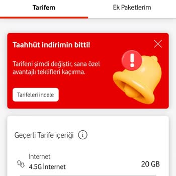 Müşteri Hizmetlerine Erişim ve Tarife Yenileme Sorunu