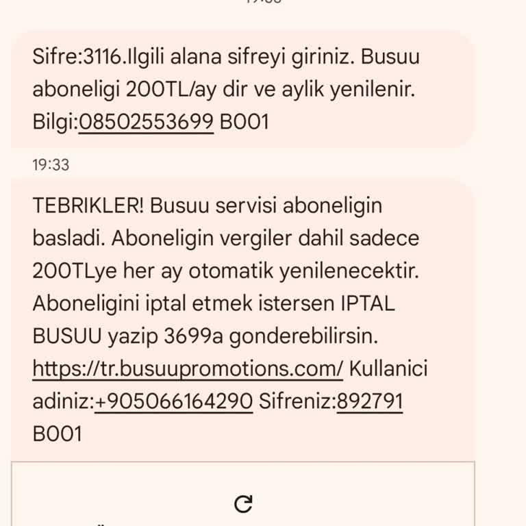 İstem Dışı Başlatılan Üyelik Ve Haksız Fatura Ücreti İadesi Talebi