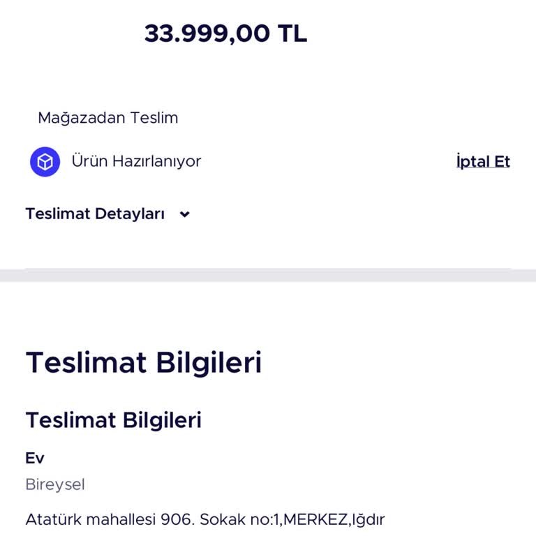 Ödemesi Yapılan Ürün Mağazada Stokta Olduğu Halde Teslim Edilmiyor