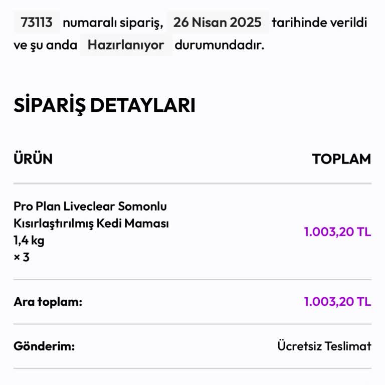 Patikral.com'dan Sipariş Verdim, Ne Ürün Geldi Ne De İletişime Geçildi