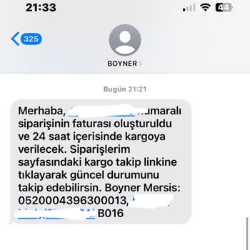 Boyner Hediye Siparişim Zamanında Kargolanmadı, Mağdur Oldum!