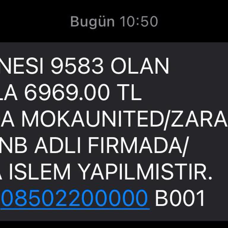 Bilgim Dışında Zara Alışverişi Ve İade Talebim